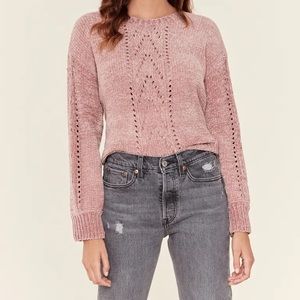 BB Dakota Chenille Sweater Size Large